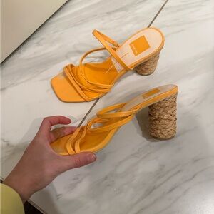 Dolce vita Orange Heeled Sandals